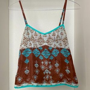 Vintage Bohemian Silk Tank Top